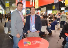 Andres Nawrath and Rodrigo Lagos form Copefrut cherry and stone fruit growers and exporters.